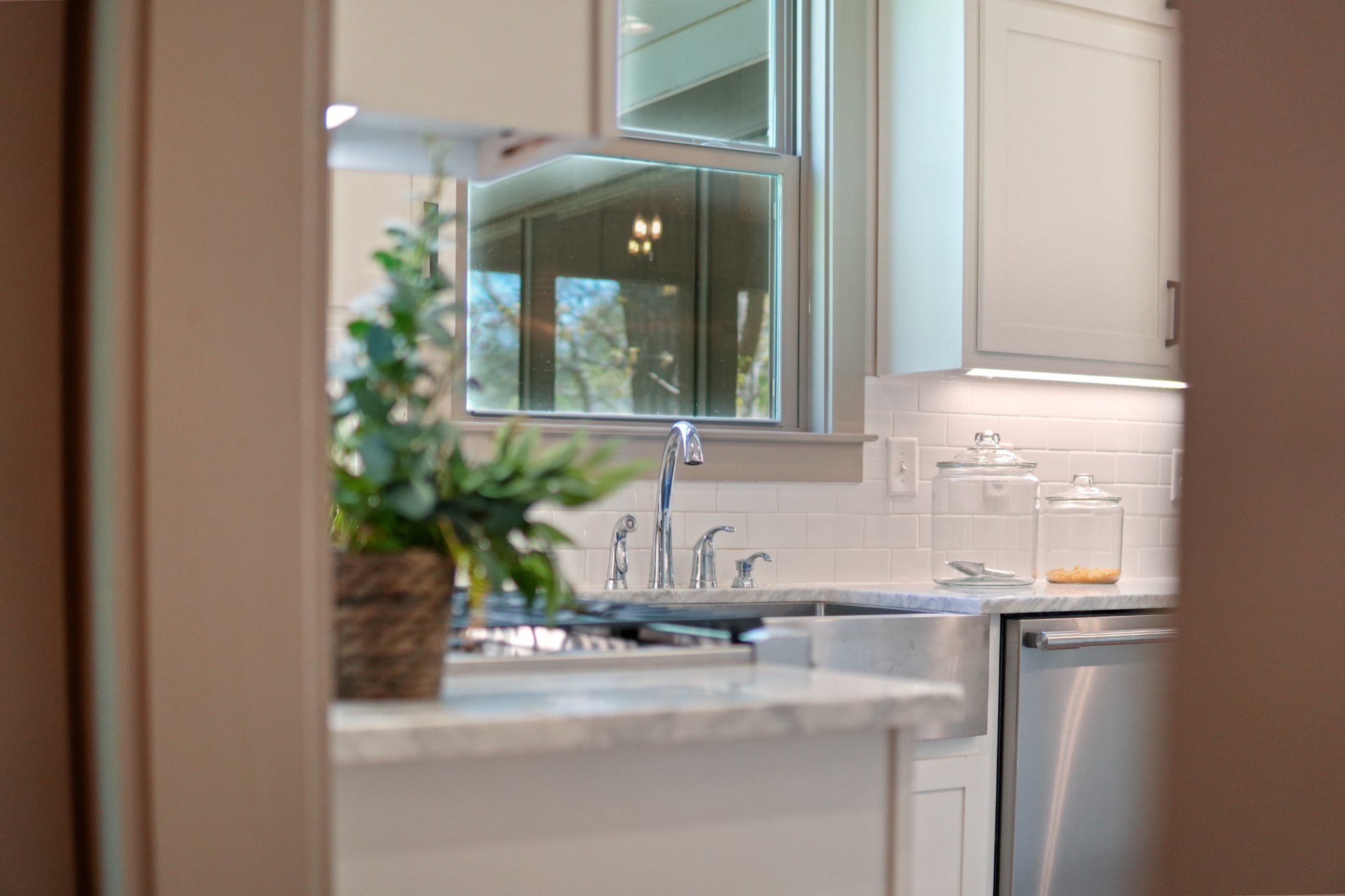 8417 Pine Ridge Road Ooltewah, TN 37363 - Photo 10 of 28 a bathroom with a sink and a mirror