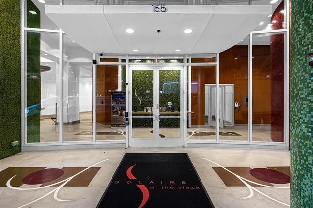 a view of a entryway door