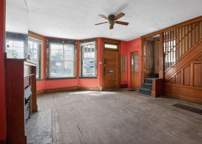 1156 Pemberton Street Pittsburgh, PA 15212 - Photo 5 of 20 a view of empty room with a fireplace