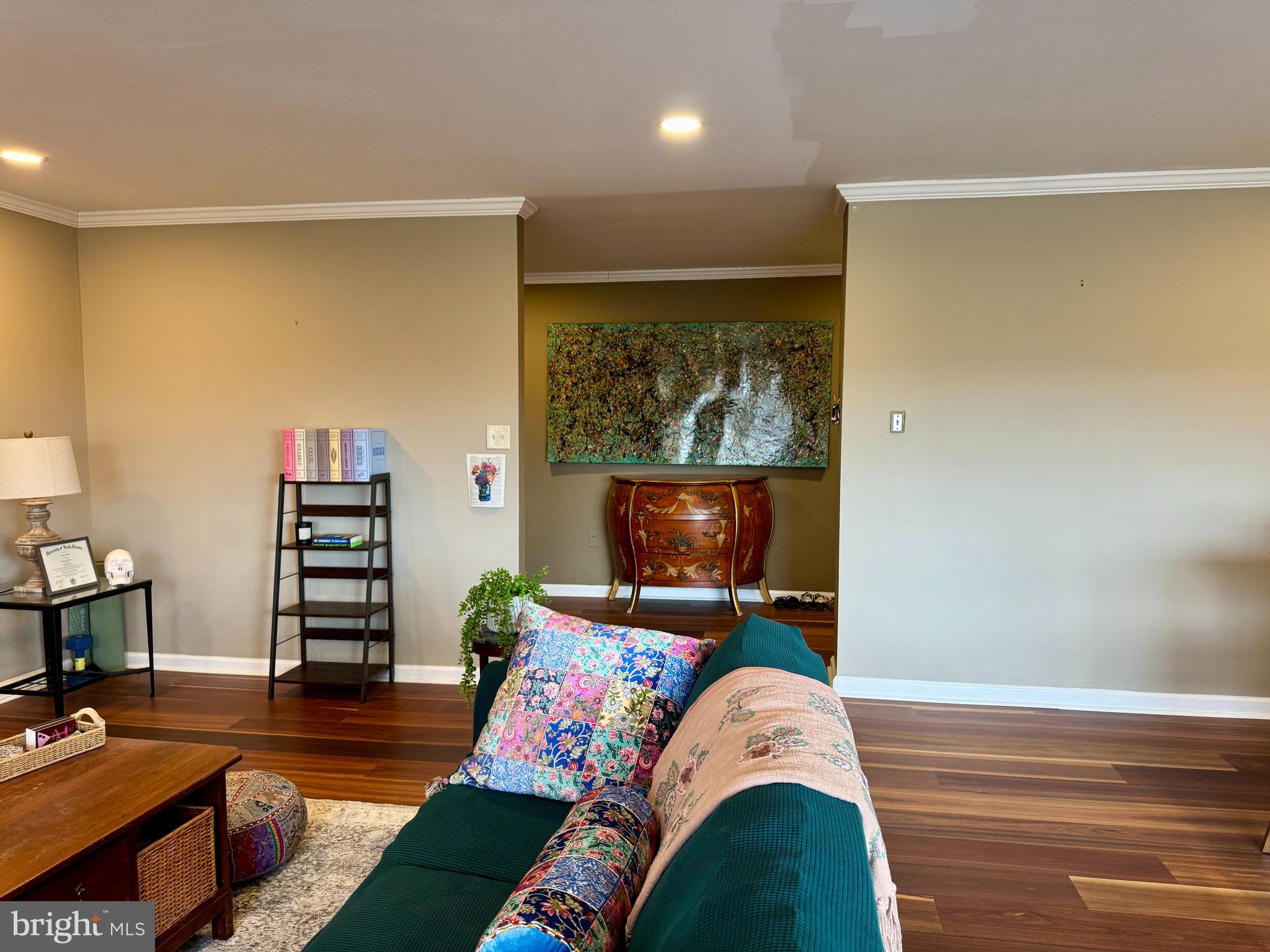 7900 Old York Road, Unit 814A Elkins Park, PA 19027 - Photo 25 of 43 a living room with furniture and a flat screen tv