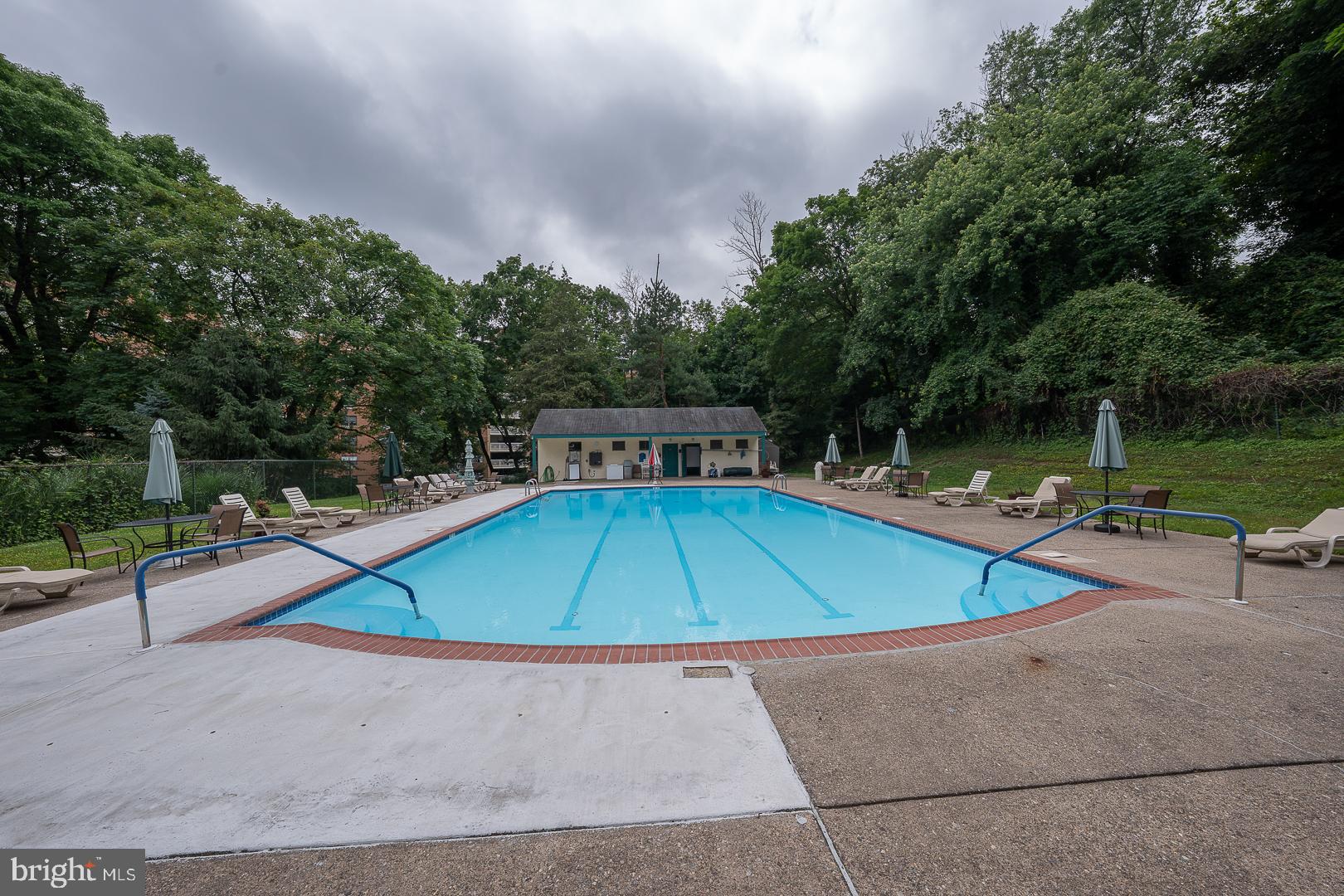 7900 Old York Road, Unit 814A Elkins Park, PA 19027 - Photo 42 of 43 a tennis court with trees in the background