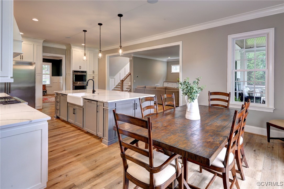 116 Formby Williamsburg, VA 23188 - Photo 22 of 50 a view of a dining room with furniture window and wooden floor