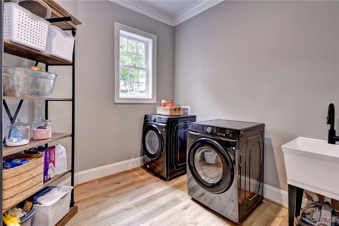 116 Formby Williamsburg, VA 23188 - Photo 30 of 50 a utility room with sink dryer and washer