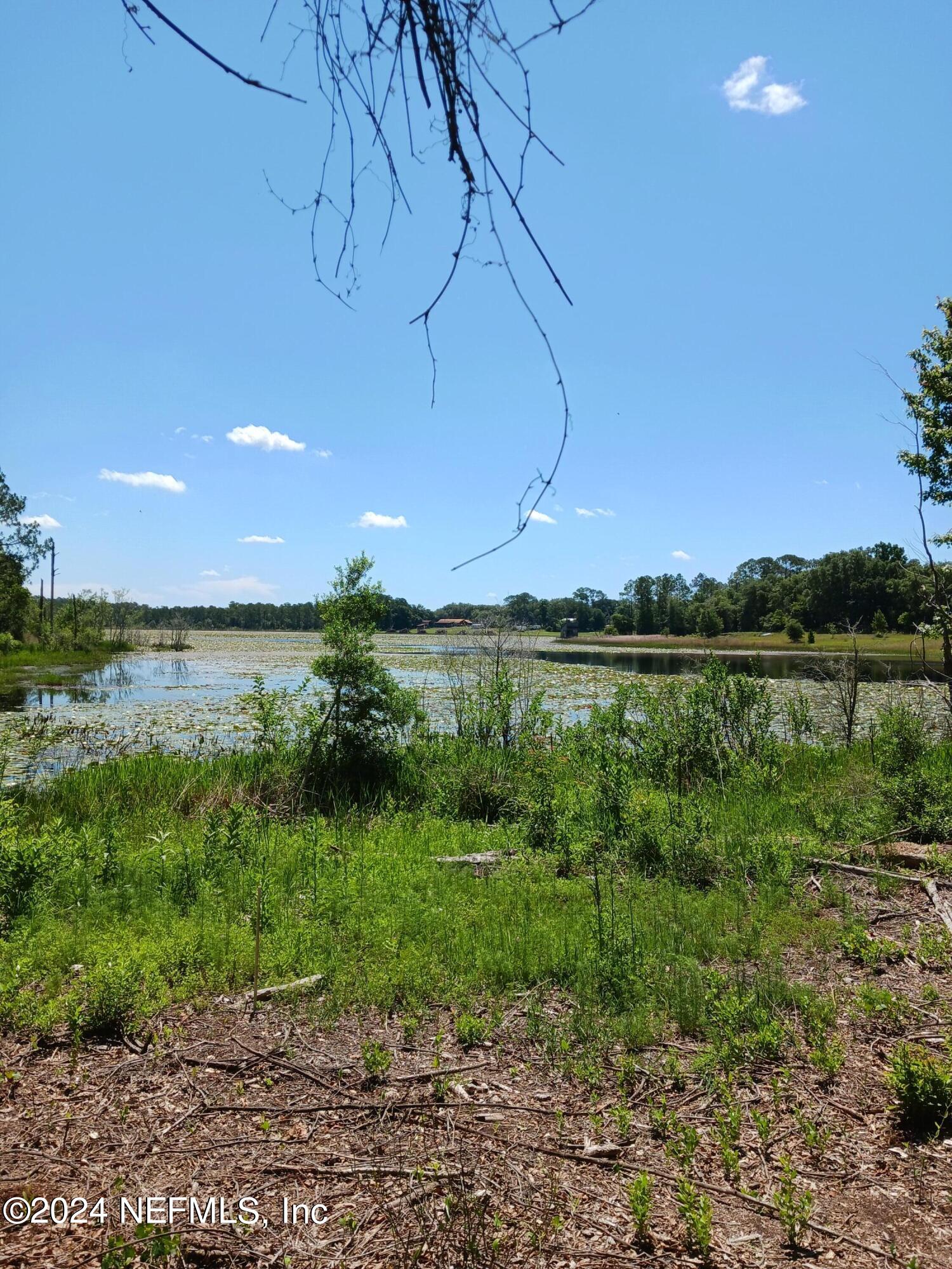 5377 Custer Street Keystone Heights, FL 32656 - Photo 4 of 9 a view of a lake with a big yard