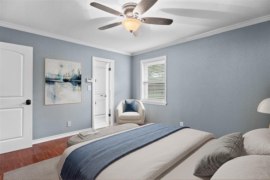 3217 Libbie Street Tyler, TX 75707 - Photo 17 of 35 a bedroom with a bed and window