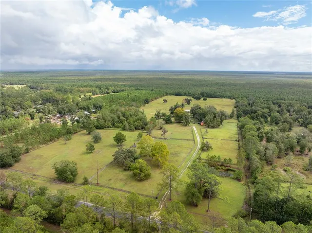 a view of an outdoor space and mountain view