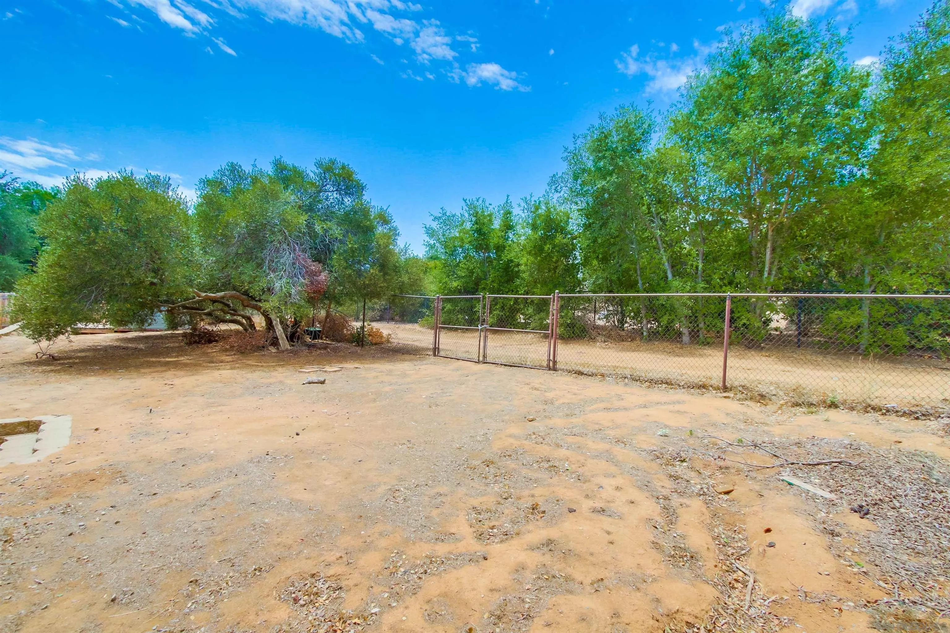 16304 Dartolo Road Ramona, CA 92065 - Photo 43 of 64 a view of a yard with basketball court