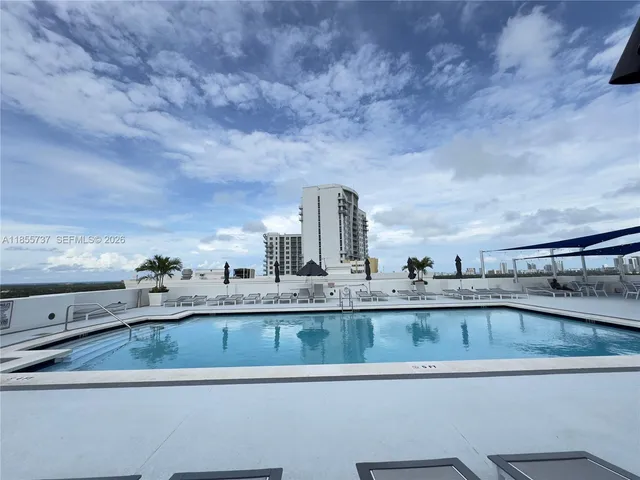 a front view of a multi story building