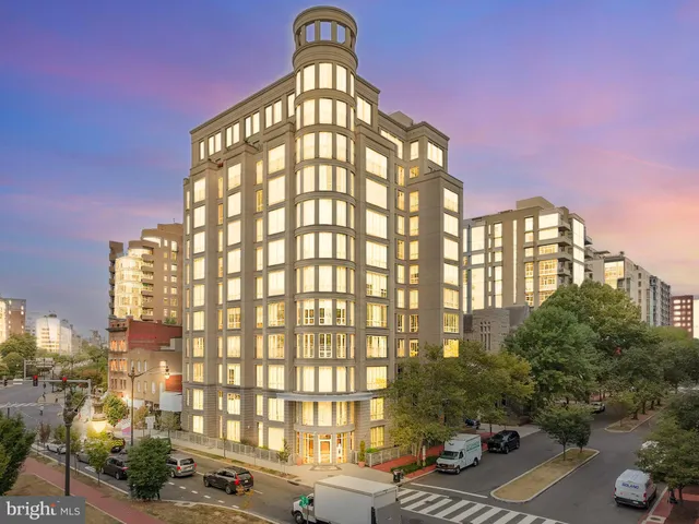 a front view of a building