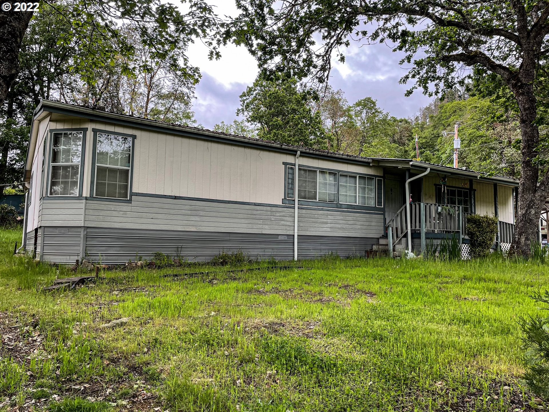 223 Neet Lane Riddle, OR 97469 - Photo 1 of 32 a view of a backyard with a large tree