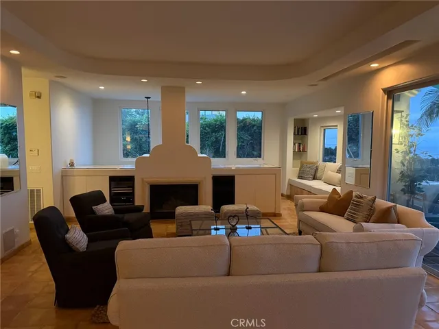 a view of balcony and yard