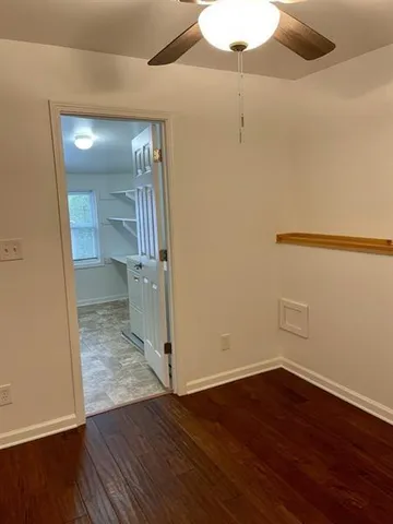 wooden floor in an empty room