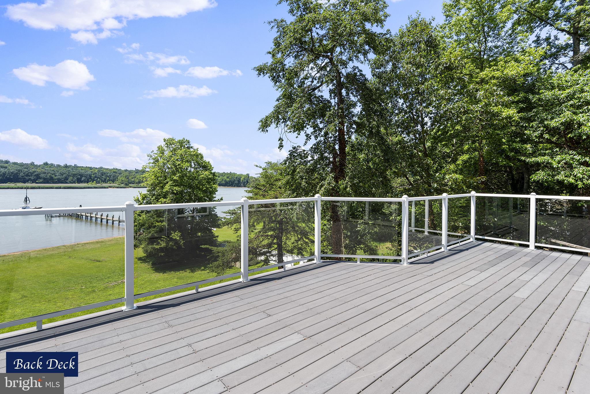 28 South Shore Road Elkton, MD 21921 - Photo 23 of 84 Trex Deck w/ Glass Panels - Look at that view!