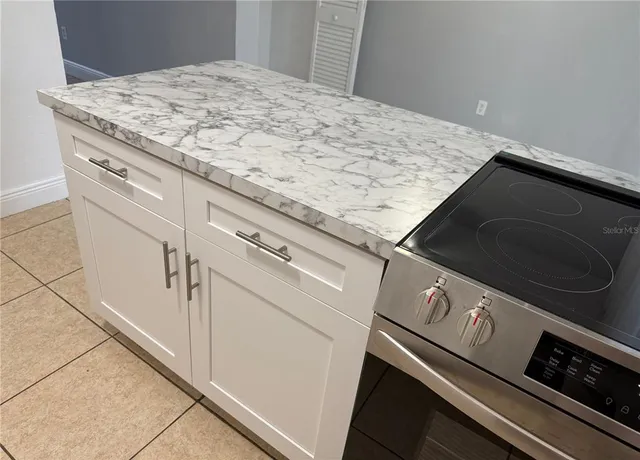 a close view of stove