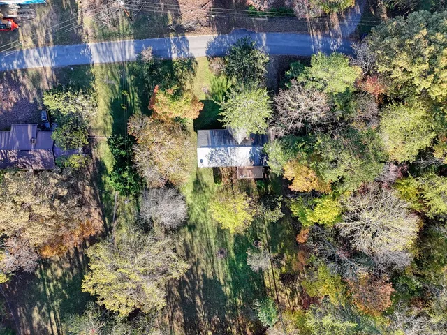 a view of a city with a mountain