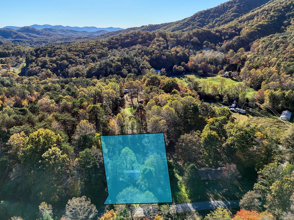 110 Johnson Road Hayesville, NC 28904 - Photo 40 of 41 a view of a area with a mountain