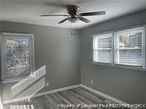 a view of wooden floor in a room