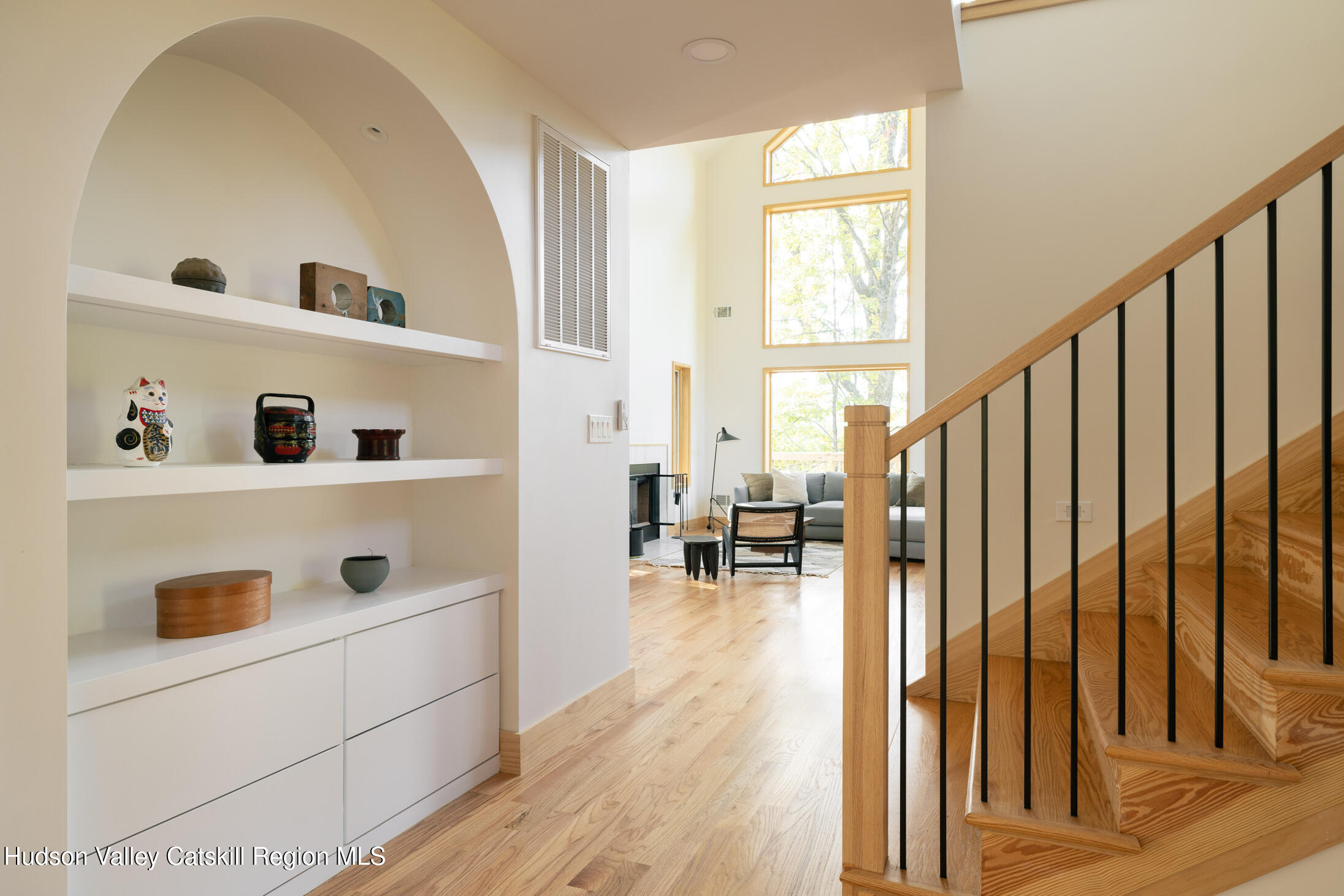 171 Birchall Road Wawarsing, NY 12428 - Photo 14 of 26 a view of kitchen with furniture and wooden floor