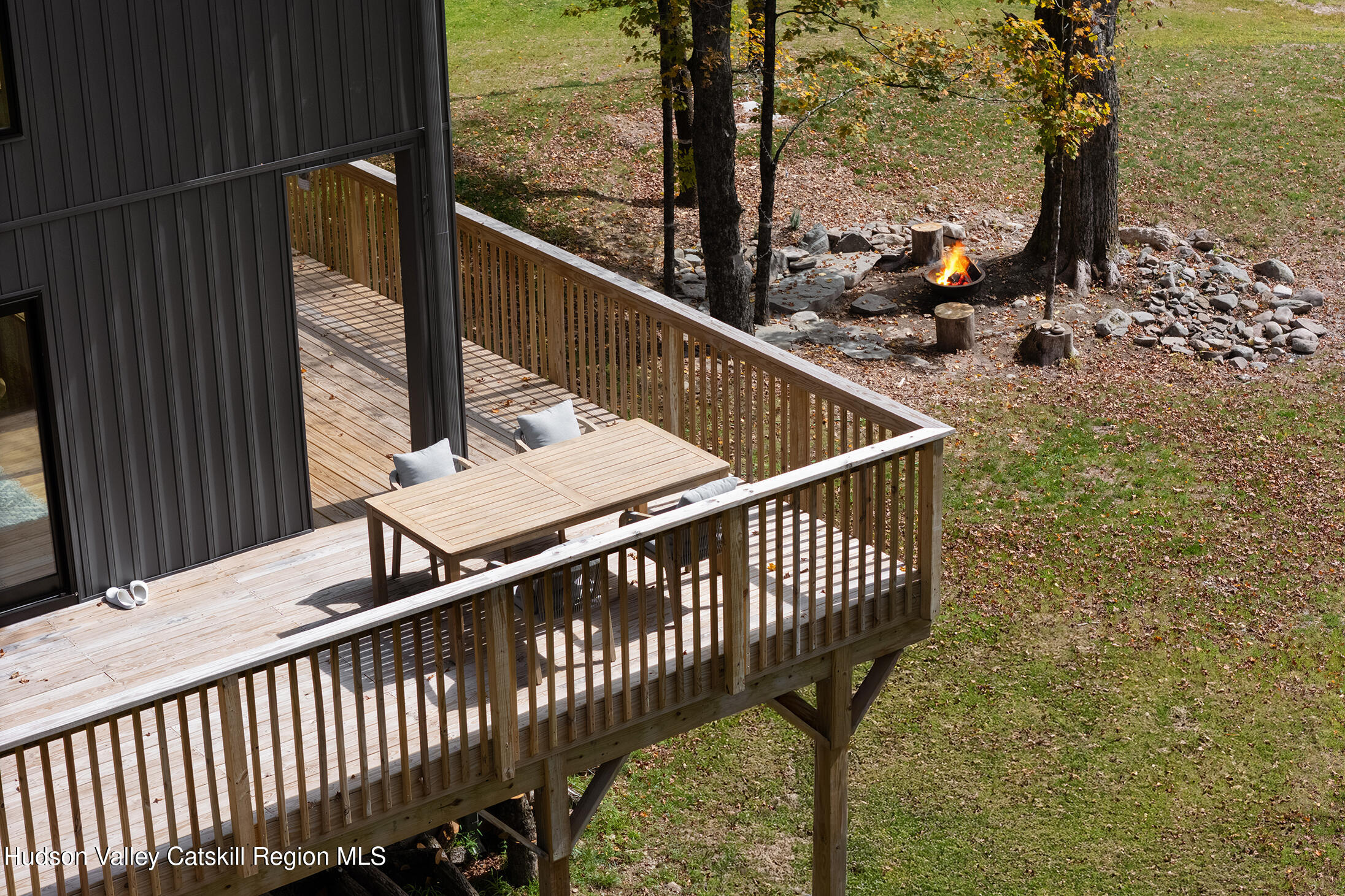 171 Birchall Road Wawarsing, NY 12428 - Photo 25 of 26 a view of balcony with wooden floor and fence