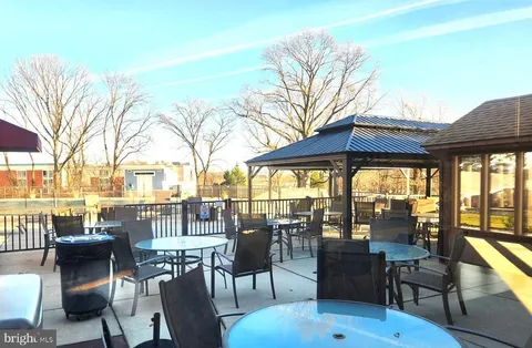 a view of a patio