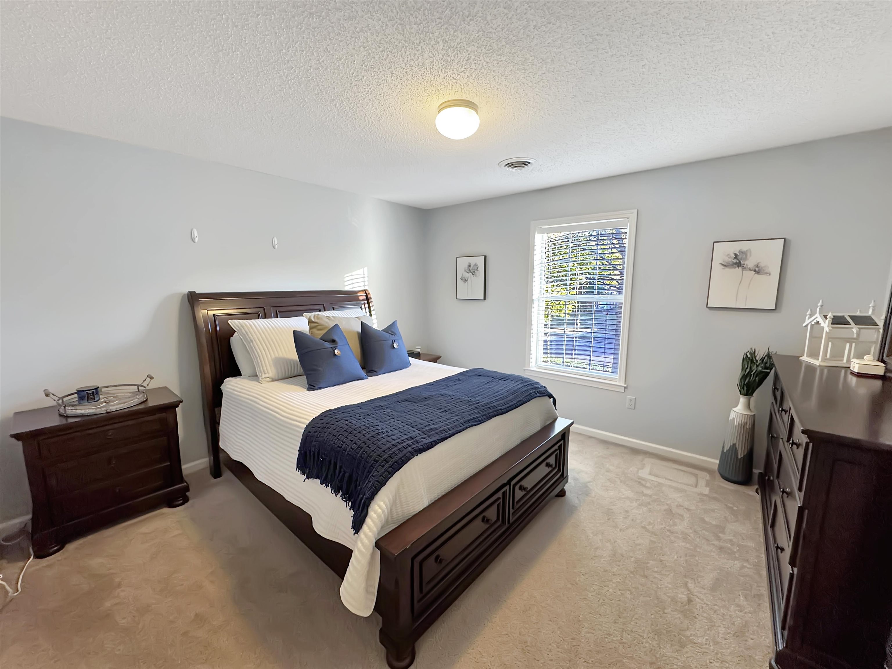 340 Scarlett's Way Collierville, TN 38017 - Photo 31 of 40 Bedroom featuring light carpet and a textured ceiling