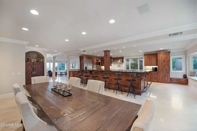 a view of a livingroom with furniture and a couch