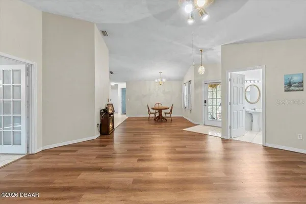 a view of a living room