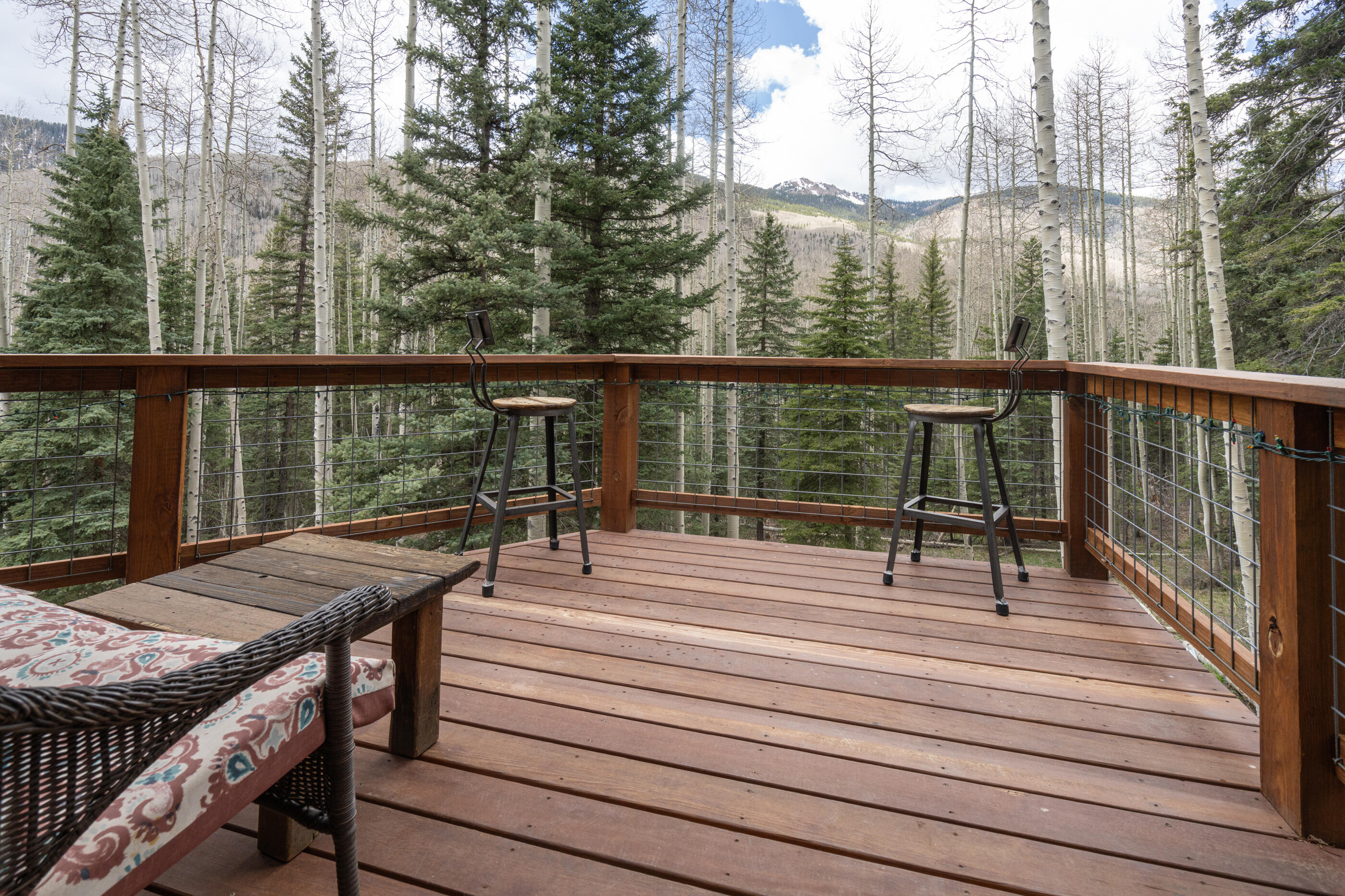 15322 Road 55.9 Rico, CO 81332 - Photo 15 of 32 a view of balcony with wooden floor and outdoor seating