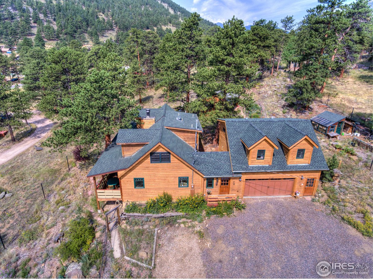 2112 Eagle Cliff Road Estes Park, CO 80517 - Photo 4 of 30 an aerial view of a house