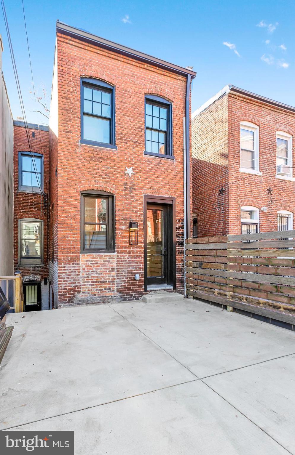 16 Quincy Place Northeast Washington, DC 20002 - Photo 26 of 33 Rear Elevation & Parking Area