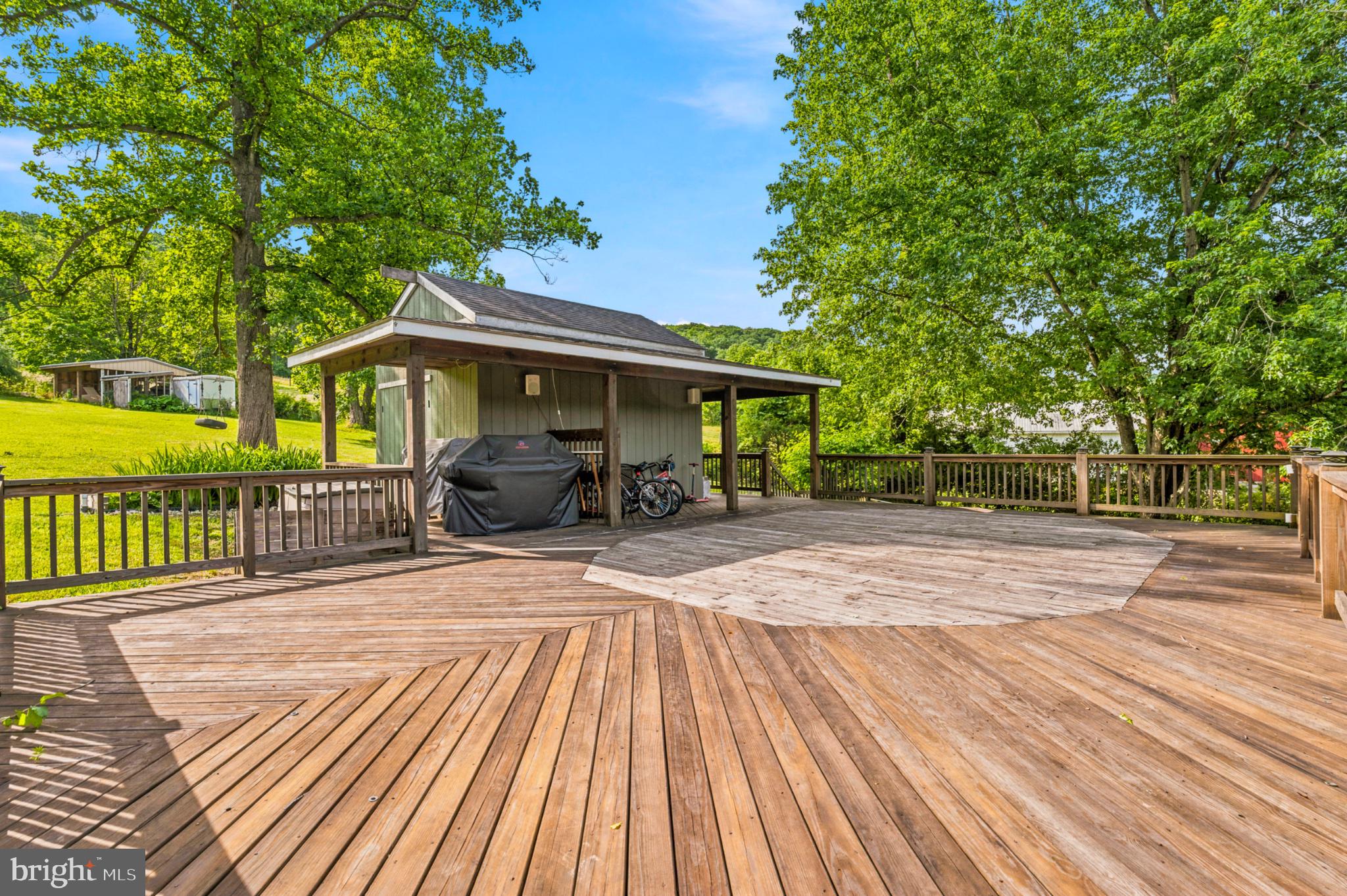 278 Harbaugh Valley Road Fairfield, PA 17320 - Photo 49 of 51 Spacious deck surrounded by nature.