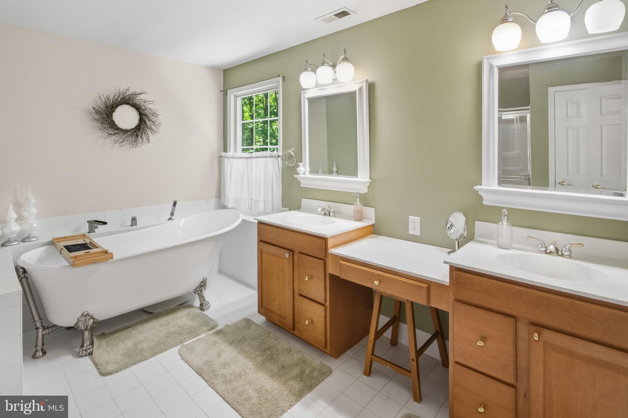 15 Hollybrook Road Mullica Hill, NJ 08062 - Photo 22 of 38 a bathroom with a sink double vanity and a mirror