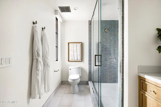 a view of a backyard with wooden floor