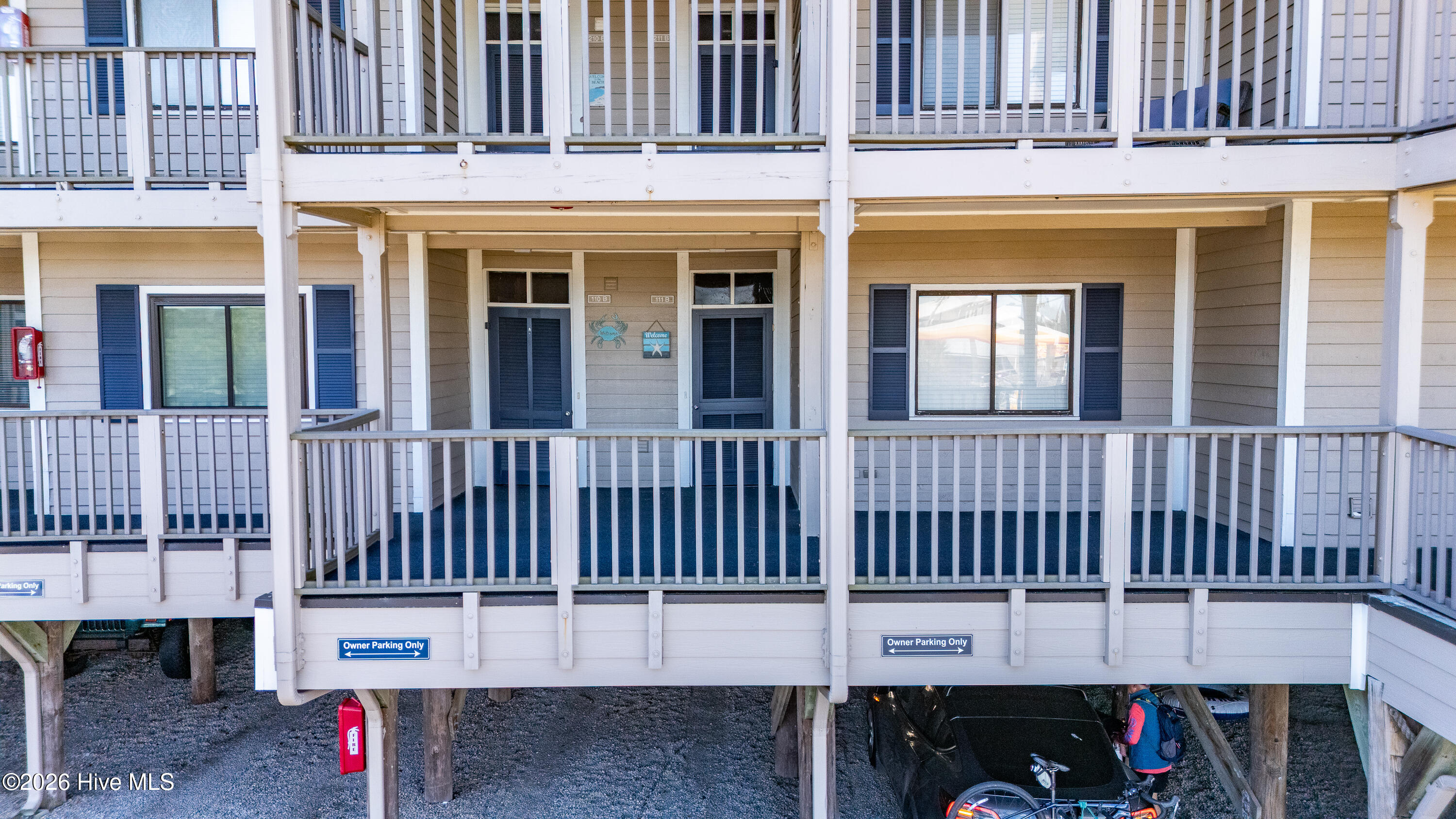 2511 West Fort Macon Road, Unit 111B Atlantic Beach, NC 28512 - Photo 6 of 47 IBRC 111B front deck view