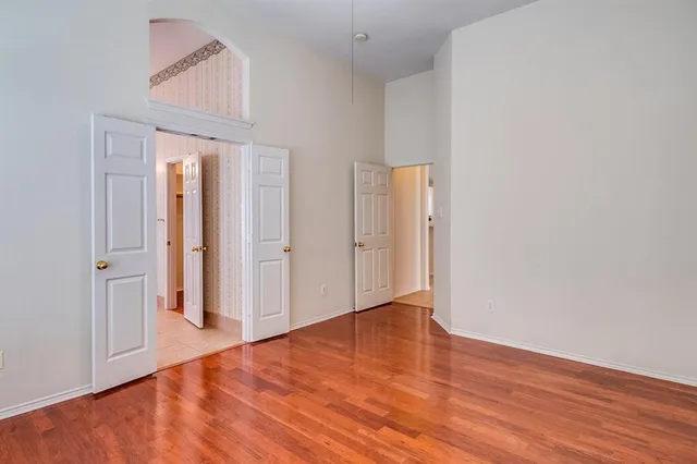 wooden floor in an empty room