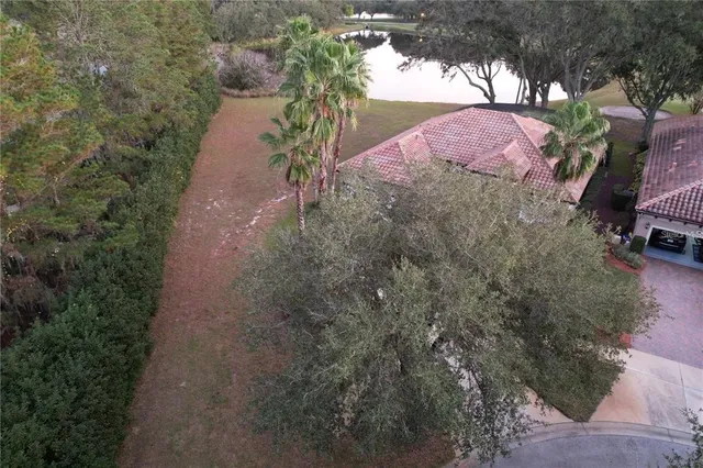 a view of a yard with an outdoor space