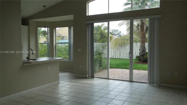 a view of a room with window