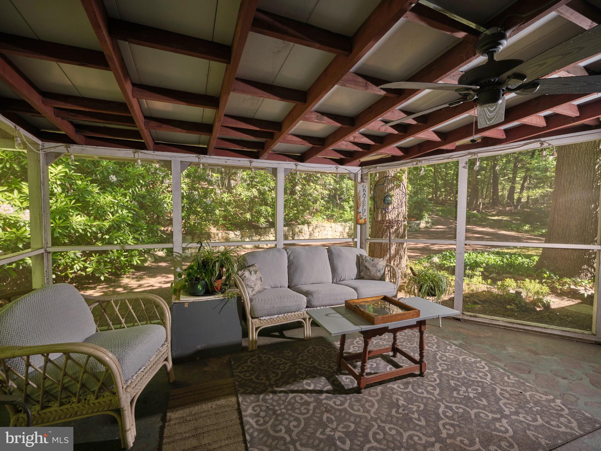 4831 Mountain Top Road West, Unit W New Hope, PA 18938 - Photo 3 of 28 Serene screened porch retreat.