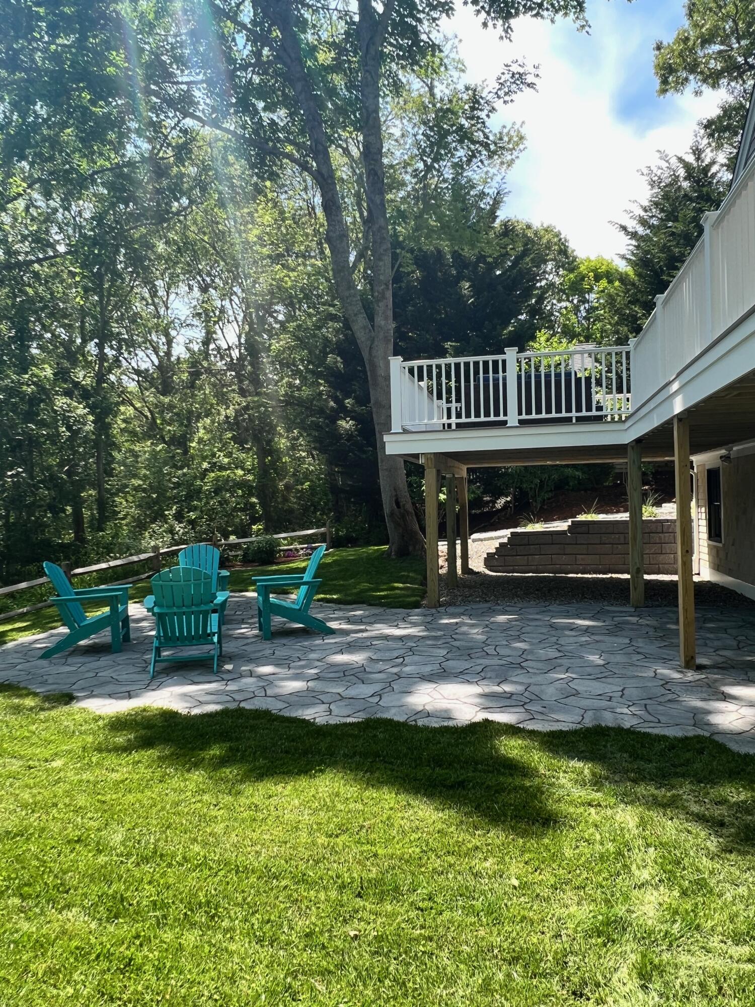321 Tower Hill Road Osterville, MA 02655 - Photo 34 of 38 a view of a house with backyard and swimming pool