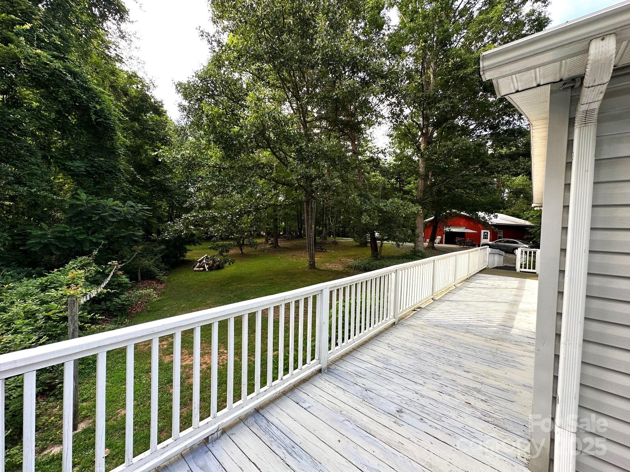 251 Rainbow Rapids Road Rutherfordton, NC 28139 - Photo 38 of 45 a view of balcony with deck and wooden floor