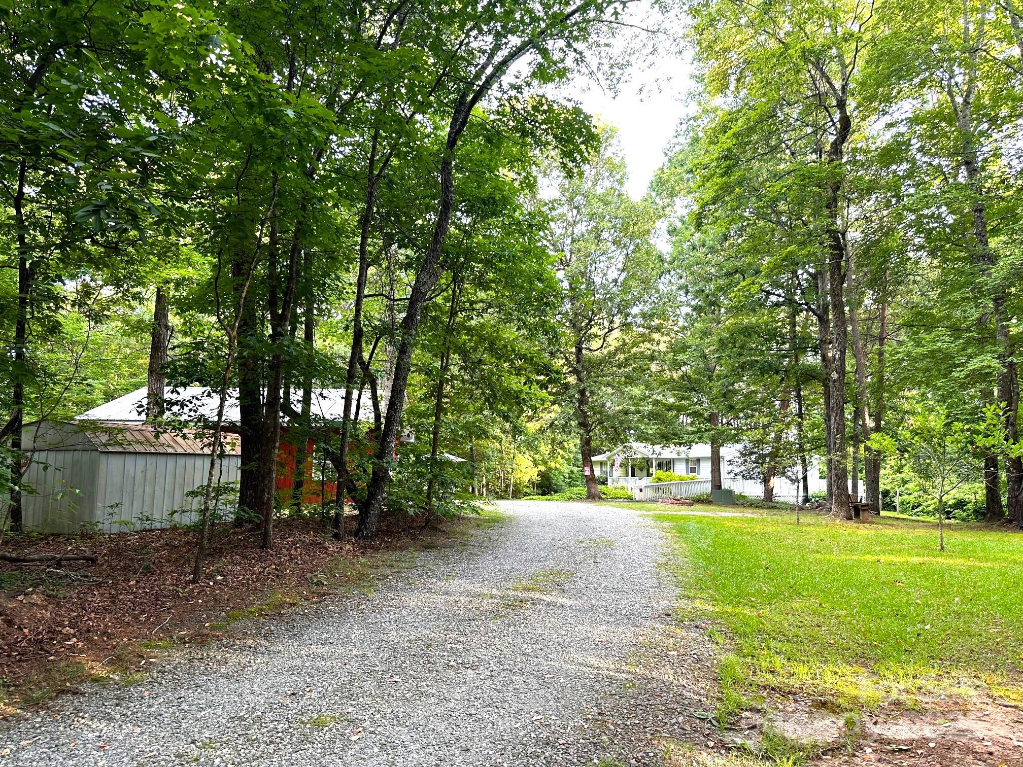 251 Rainbow Rapids Road Rutherfordton, NC 28139 - Photo 10 of 45 a view of a yard with large trees