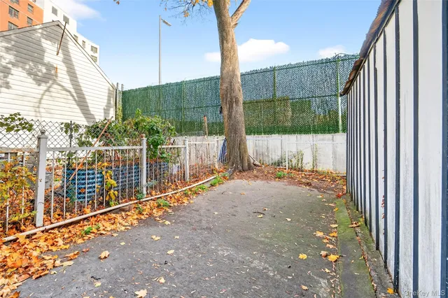 a view of a street from a balcony