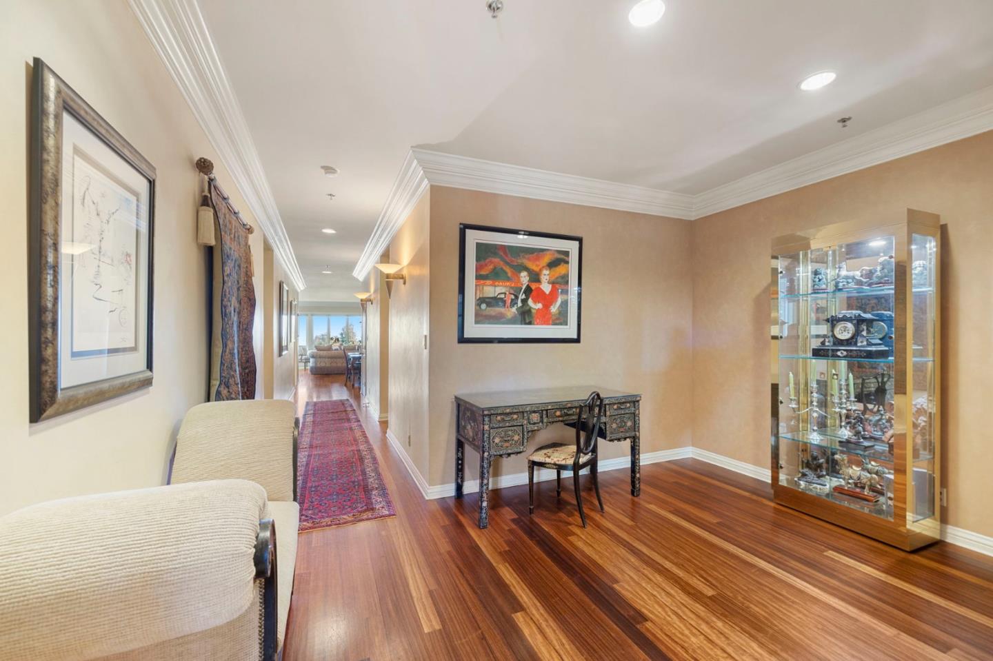 24 Mounds Road, Unit A San Mateo, CA 94402 - Photo 5 of 20 a living room with furniture and a wooden floor