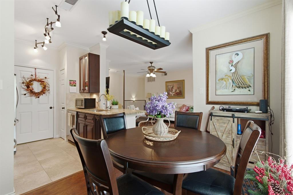 2524 Preston Road, Unit 1607 Plano, TX 75093 - Photo 14 of 28 Dining Area going into the Kitchen