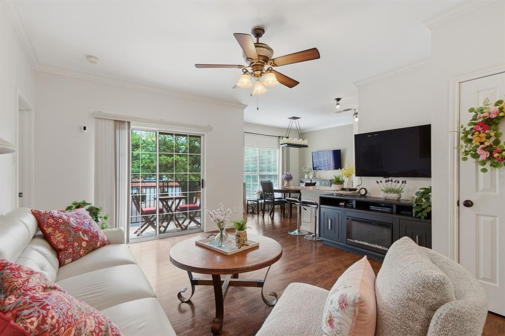 2524 Preston Road, Unit 1607 Plano, TX 75093 - Photo 8 of 28 View from Living Room into the Dining Area
