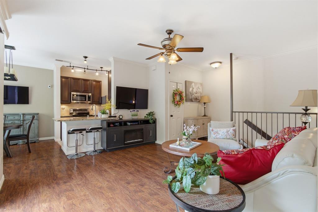 2524 Preston Road, Unit 1607 Plano, TX 75093 - Photo 9 of 28 Living Room View from the Bedroom side