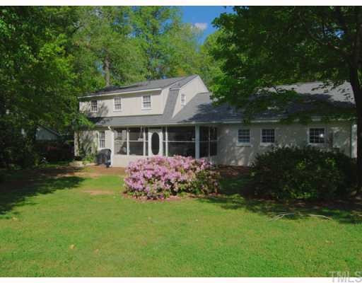 1201 Hunting Ridge Road Raleigh, NC 27615 - Photo 11 of 11 The large backyard is a great place for BBQ gatherings. It also has plenty of room for adding more landscaping features. Exterior Back