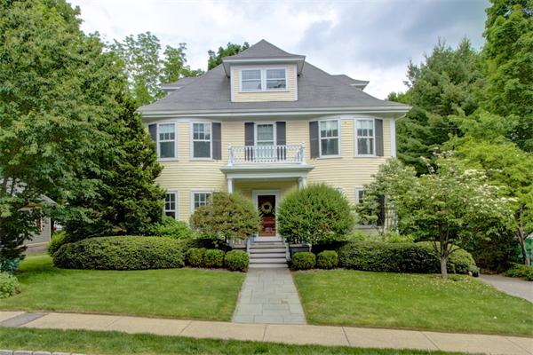 6 Glen Road Winchester, MA 01890 - Photo 1 of 30 a front view of a house with a garden and yard