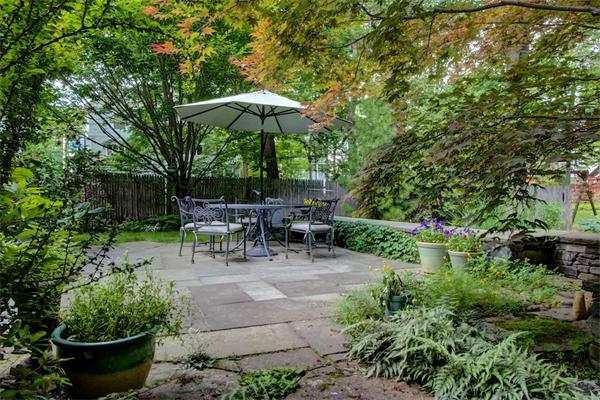 6 Glen Road Winchester, MA 01890 - Photo 28 of 30 a view of a chair and table in the garden