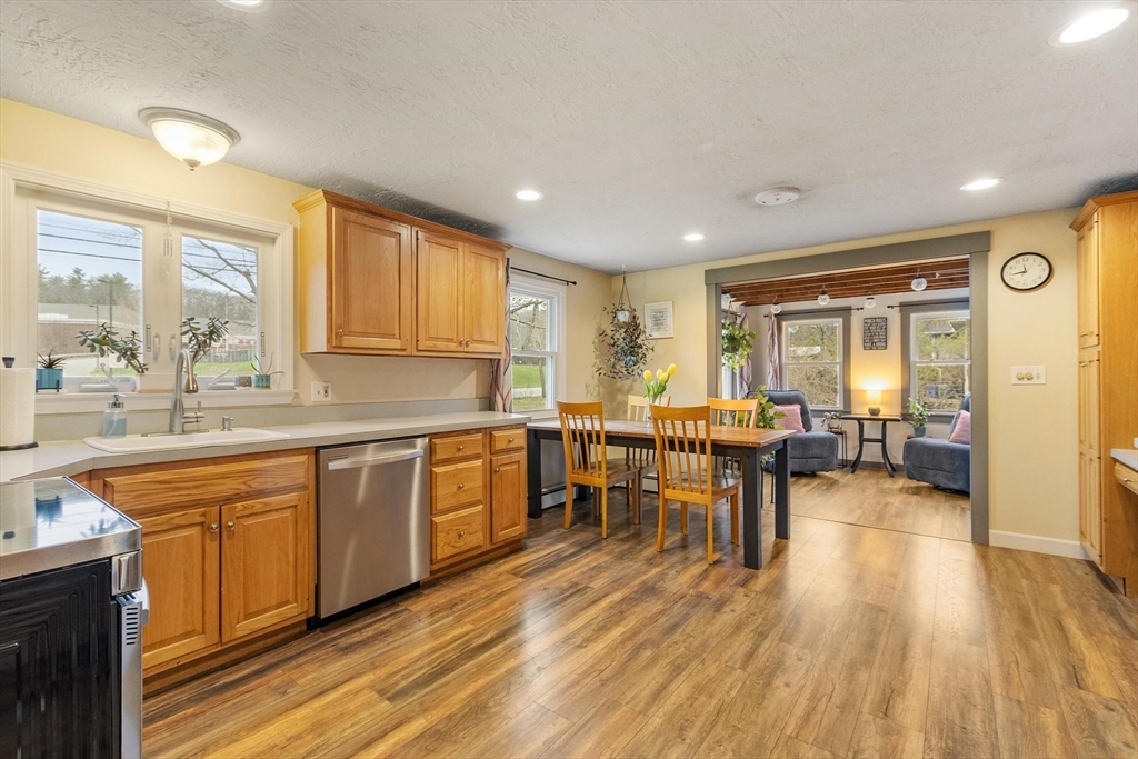 101 Williams Road Ashburnham, MA 01430 - Photo 15 of 42 a large kitchen with lots of counter and chairs